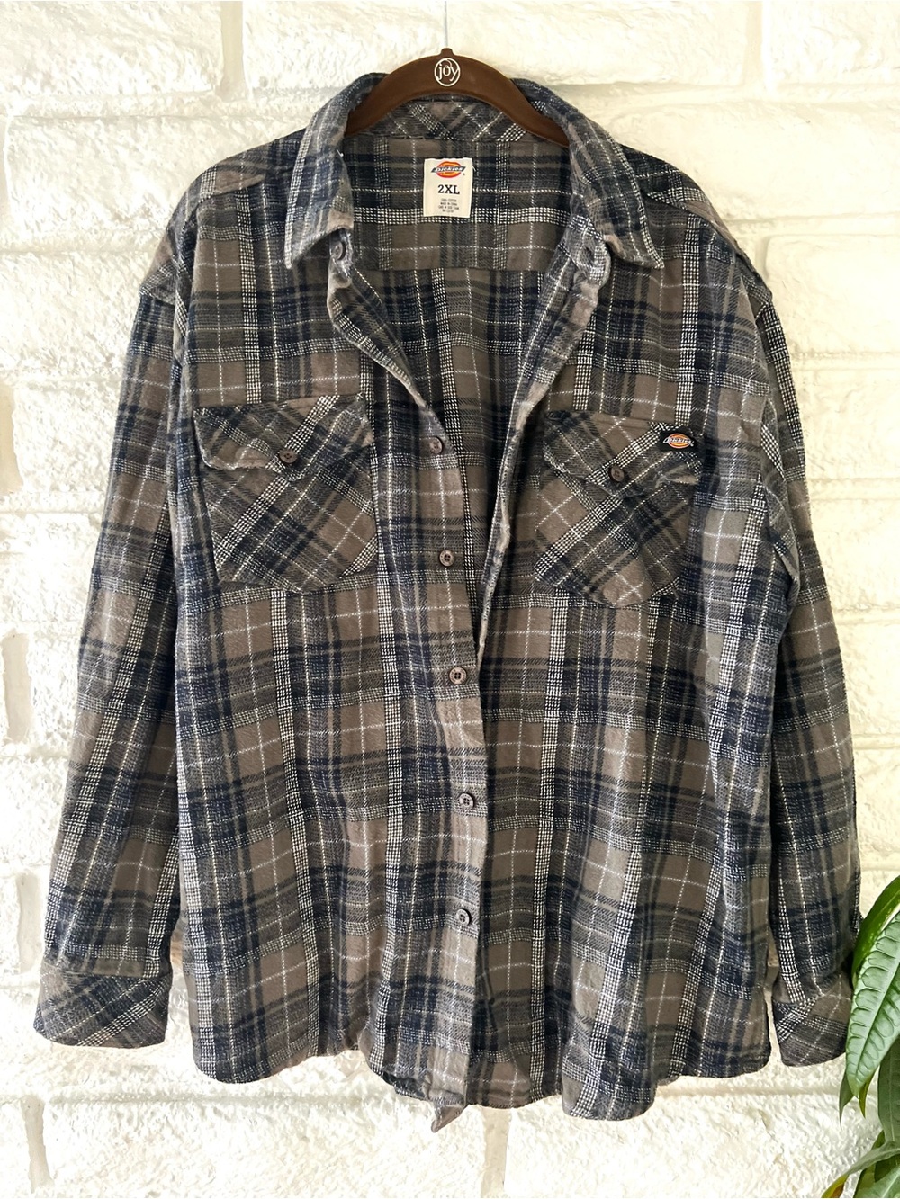 Dickies Thick Plaid Shirt Jacket - Sz XL  E4